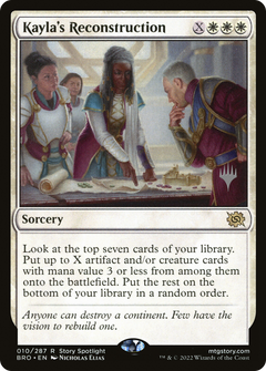 Kayla's Reconstruction (010) (Promo Pack) - Foil