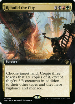 Rebuild the City (0178) (Extended Art) - Foil
