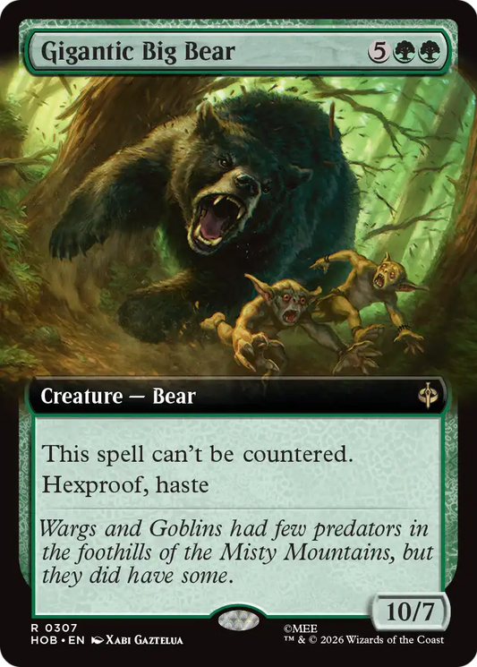 Gigantic Big Bear (0307) (Extended Art) (HOB)