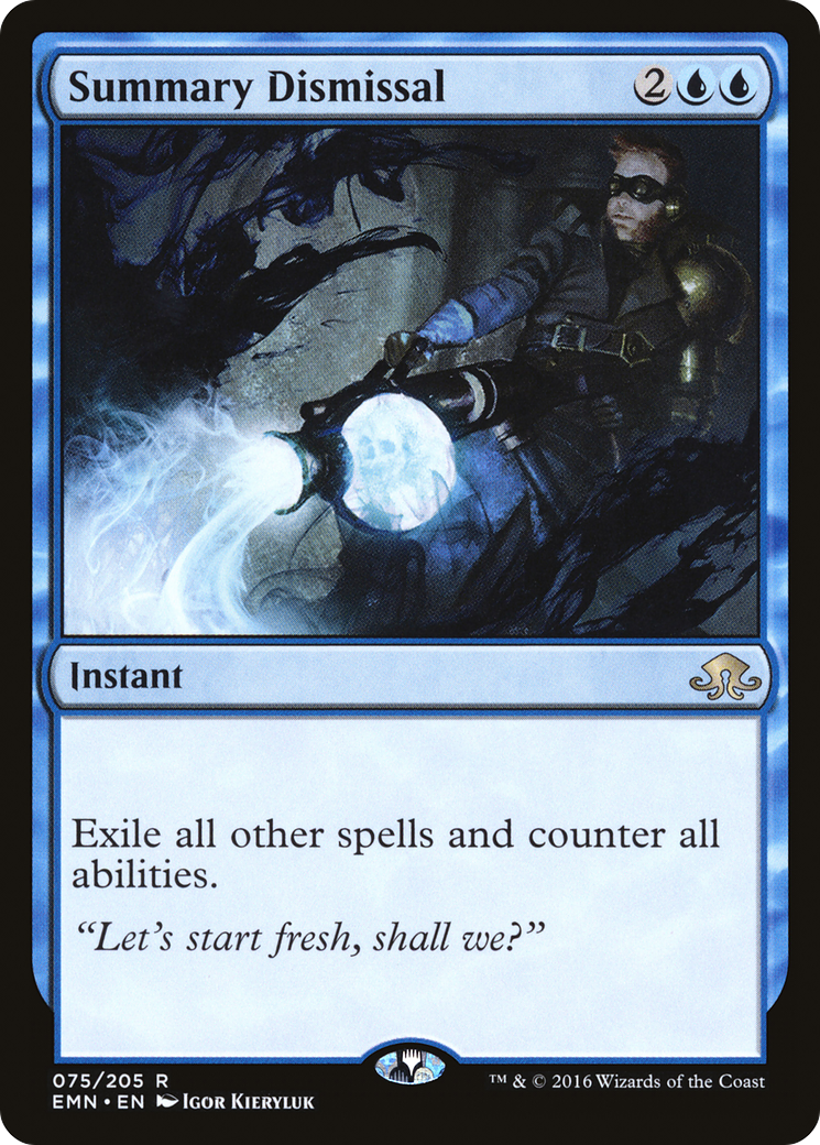 Summary Dismissal - Foil