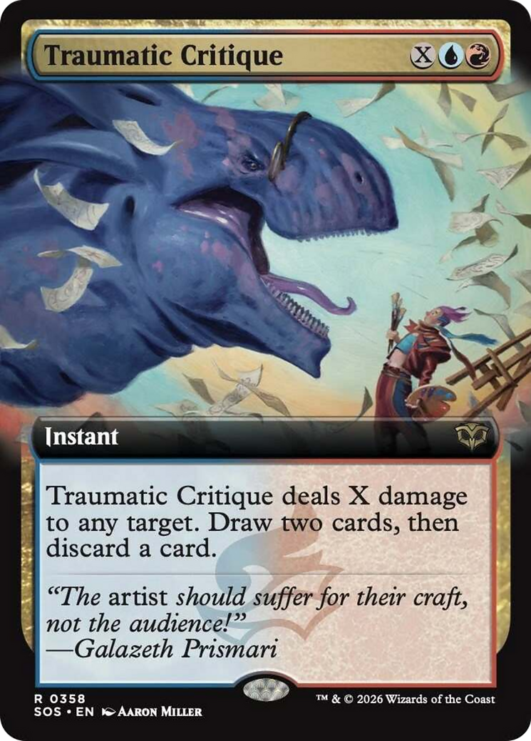 Traumatic Critique (0358) (Extended Art) (SOS) - Foil
