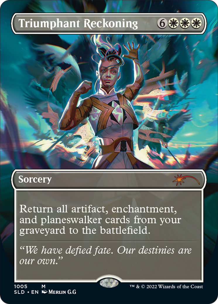Triumphant Reckoning (1005) (Borderless) - Foil