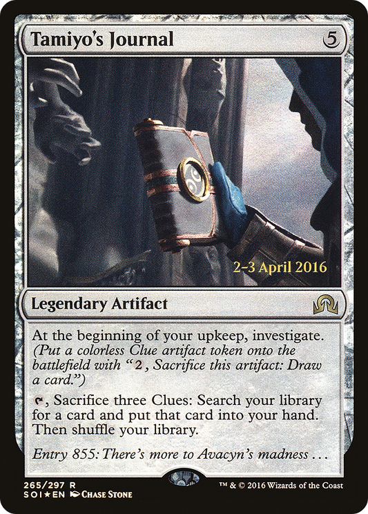 Tamiyo's Journal (265) (Prerelease Promo) - Foil