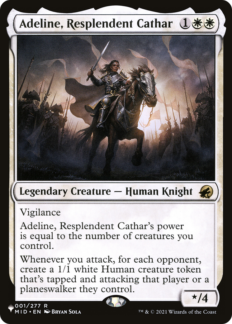 Adeline, Resplendent Cathar (MID-1) (PLST)