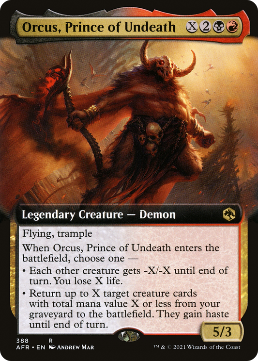 Orcus, Prince of Undeath (388) (Extended Art)