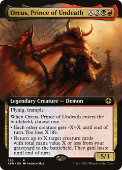 Orcus, Prince of Undeath (388) (Extended Art) - Foil