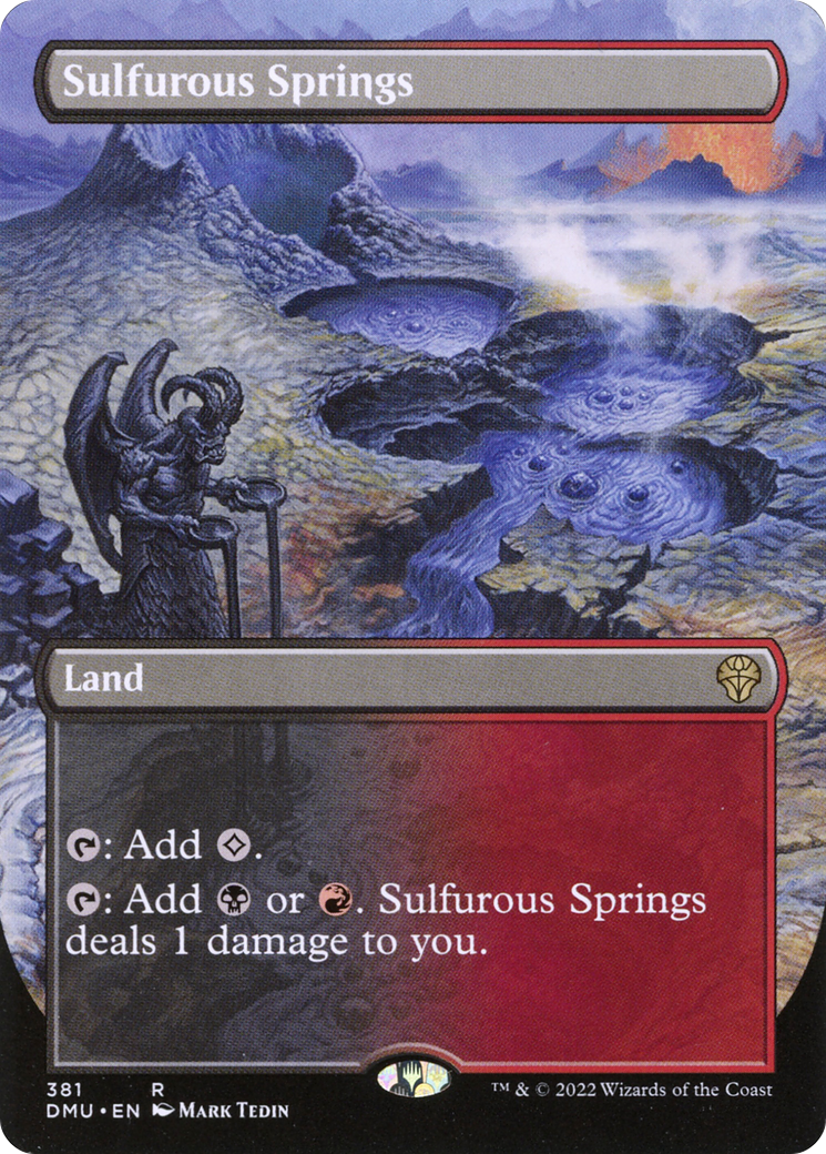 Sulfurous Springs (381) (Borderless) - Foil