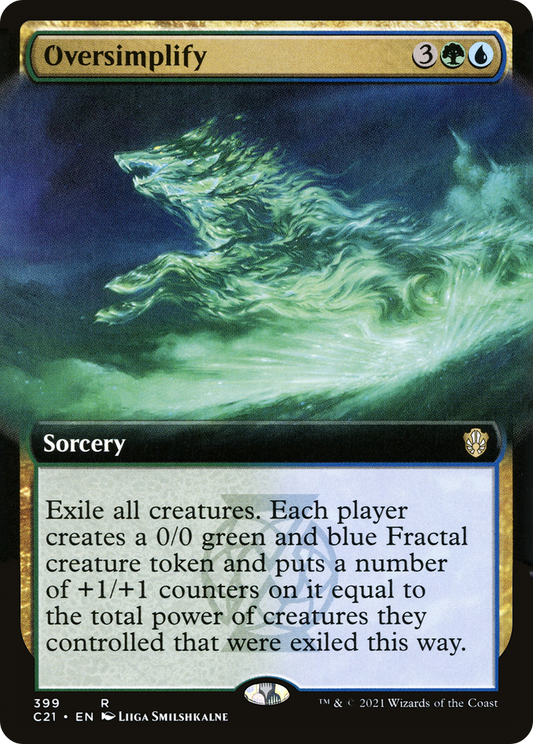 Oversimplify (399) (Extended Art)