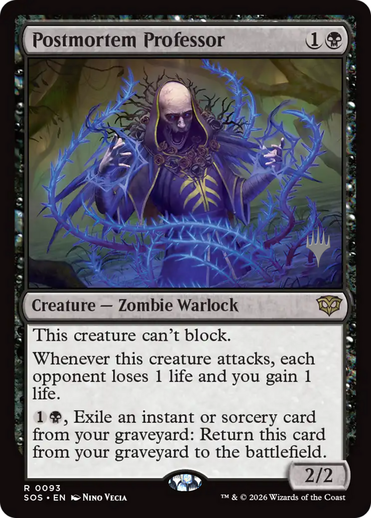 Postmortem Professor (0093) (Promo Pack) (PSOS)