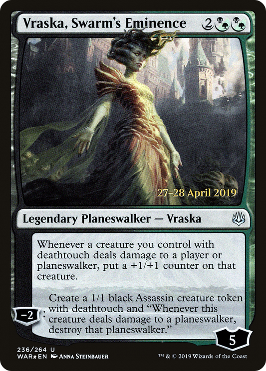 Vraska, Swarm's Eminence (236) (Prerelease) - Foil