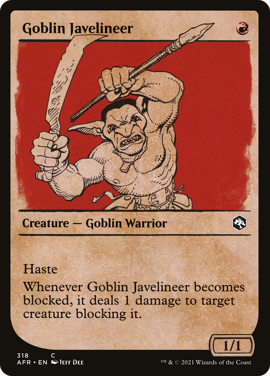 Goblin Javelineer (318) (Showcase)