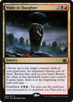 Wake to Slaughter (250) (Promo Pack)