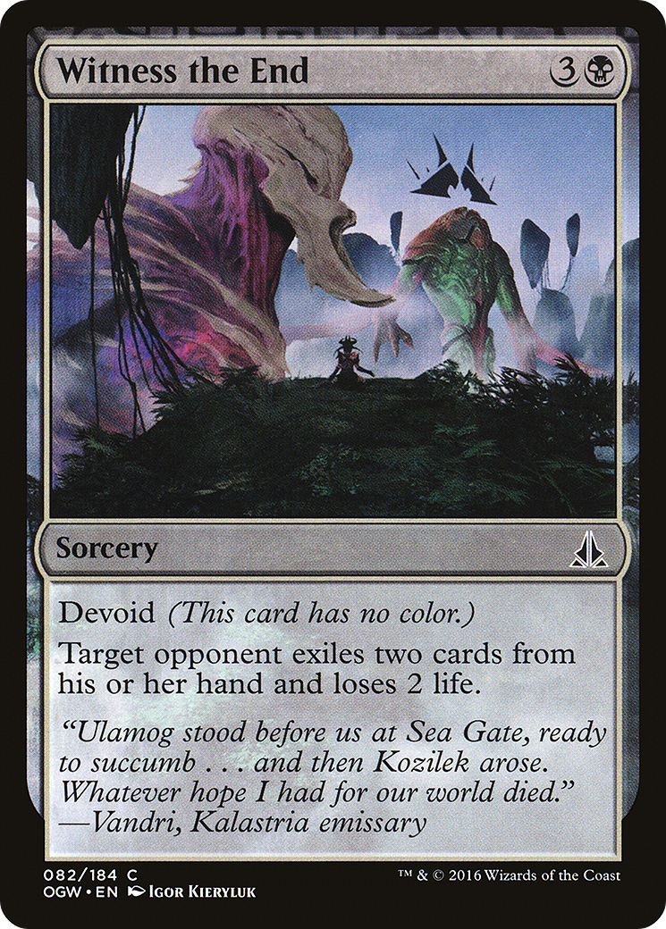 Witness the End - Foil