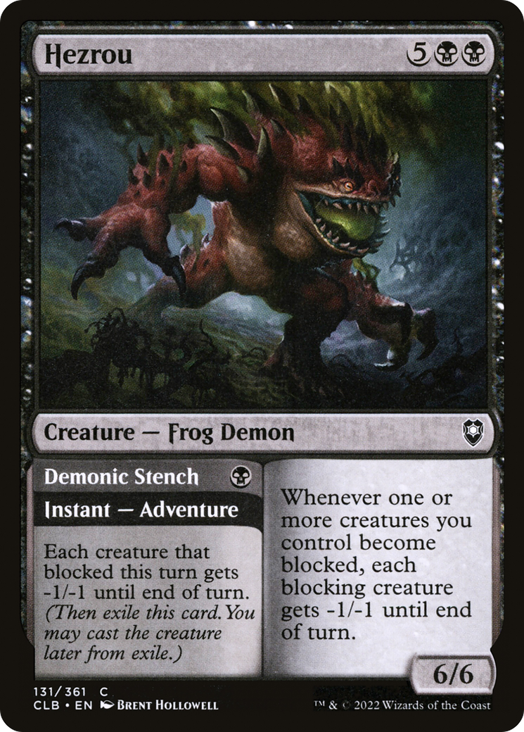 Hezrou // Demonic Stench - Foil
