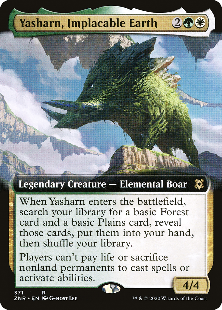 Yasharn, Implacable Earth (371) (Extended Art) - Foil