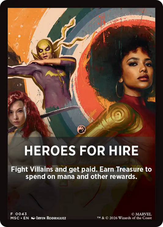 Heroes for Hire (0043) (Theme Card) (FMSC)