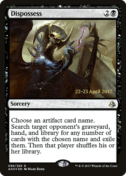 Dispossess (086) (Prerelease) - Foil