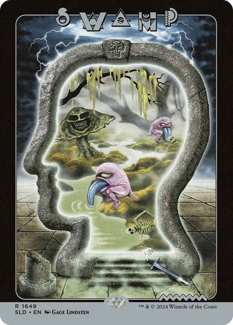 Swamp (1649) (Showcase) - Rainbow Foil