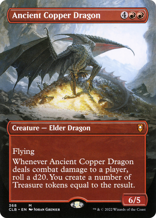 Ancient Copper Dragon (368) (Borderless) - Foil