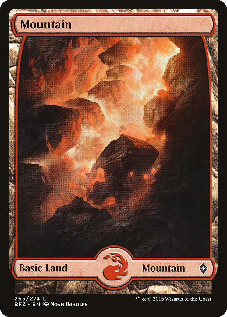 Mountain (265) (Full Art) - Foil