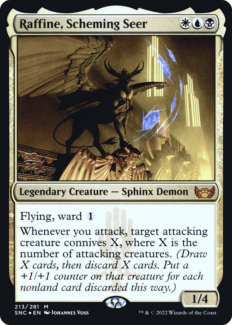 Raffine, Scheming Seer (213) (Prerelease) (PSNC) - Foil