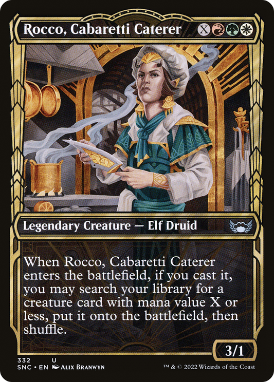 Rocco, Cabaretti Caterer (332) (Showcase)