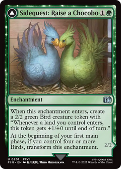 Sidequest: Raise a Chocobo // Black Chocobo (FIN) - Foil