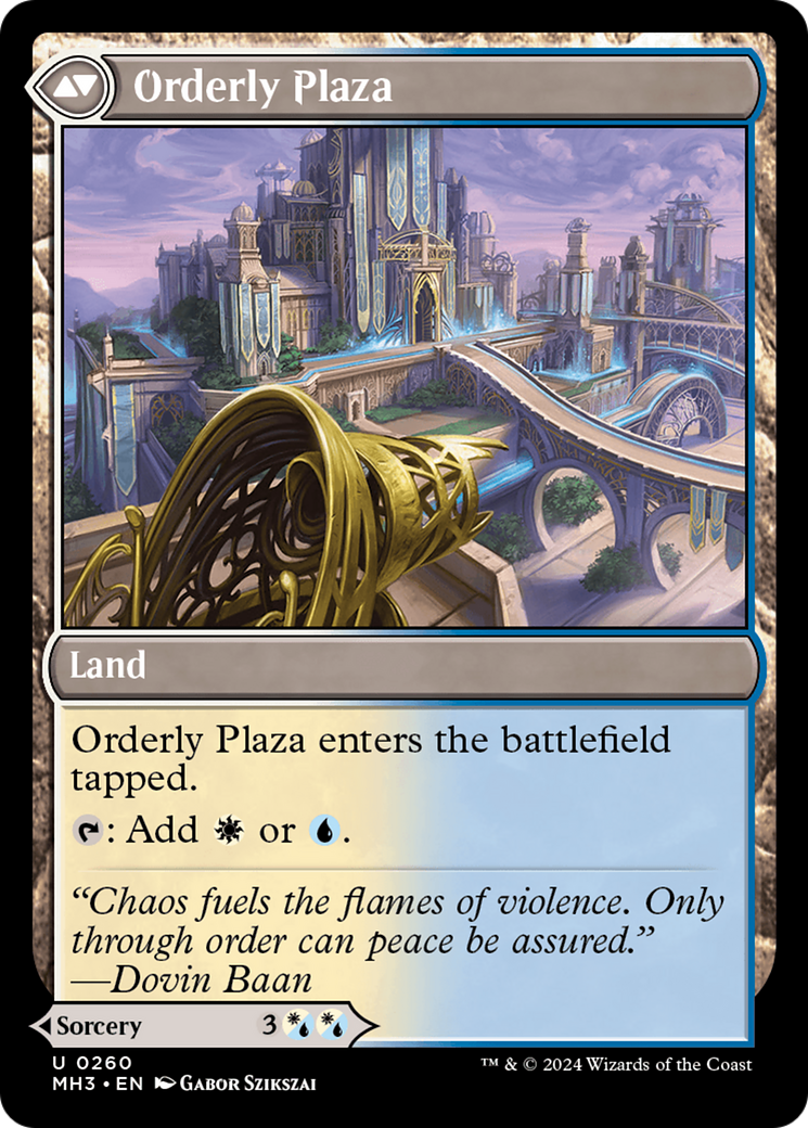 Suppression Ray // Orderly Plaza (MH3) - Foil