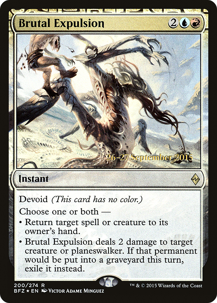Brutal Expulsion (200) (Prerelease) - Foil