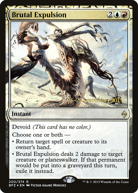 Brutal Expulsion (200) (Prerelease) - Foil