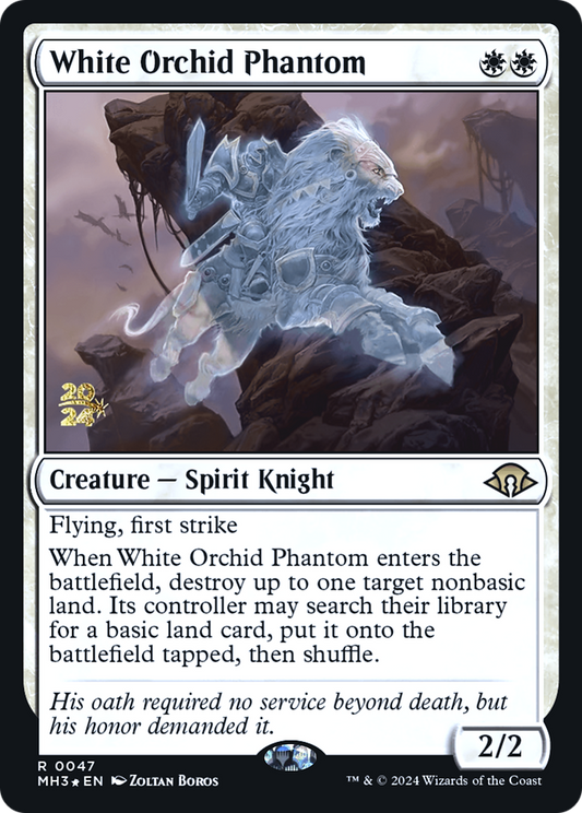 White Orchid Phantom (0047) (Prerelease) - Foil
