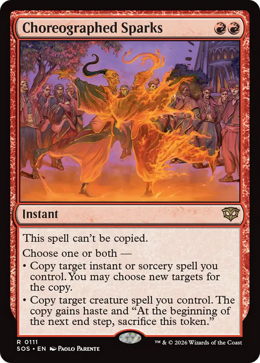 Choreographed Sparks (SOS) - Foil
