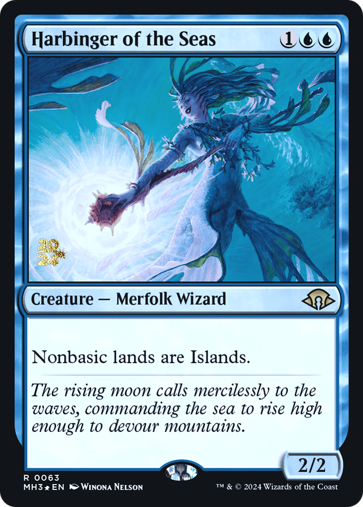 Harbinger of the Seas (0063) (Prerelease) - Foil