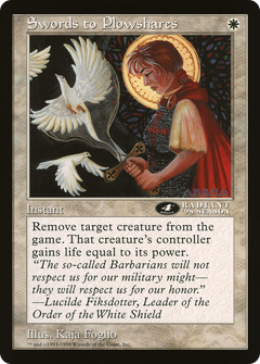 Swords to Plowshares (4th Place) (Oversized) (Arena League Promo)