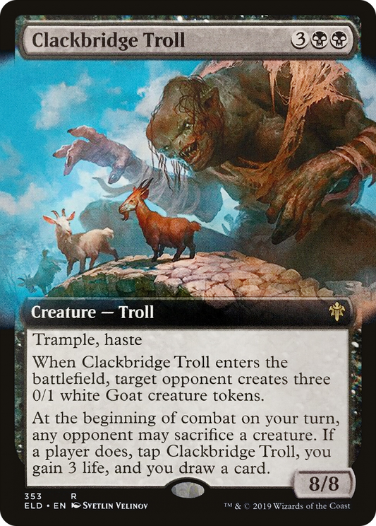 Clackbridge Troll (353) (Extended Art)