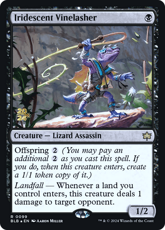 Iridescent Vinelasher (0099) (Prerelease) - Foil
