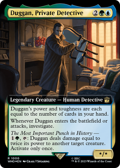 Duggan, Private Detective (1000) (Extended Art) - Surge Foil