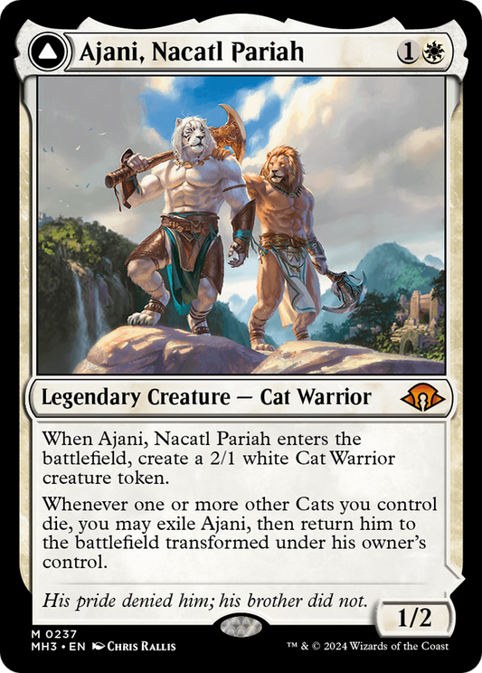 Ajani, Nacatl Pariah // Ajani, Nacatl Avenger (MH3) - Foil