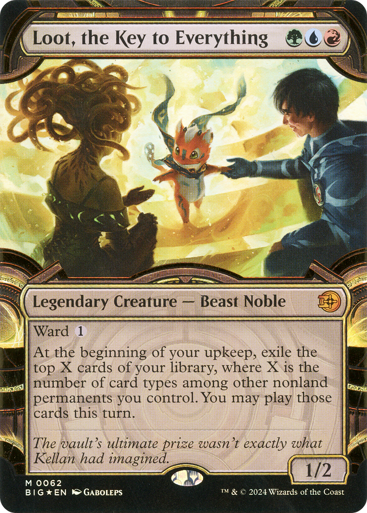 Loot, the Key to Everything (0062) (Showcase) - Raised Foil