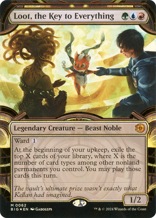 Loot, the Key to Everything (0062) (Showcase) - Raised Foil