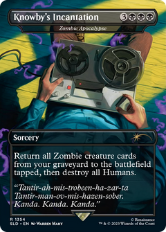 Knowby's Incantation [Zombie Apocalypse] (1354) (Borderless)
