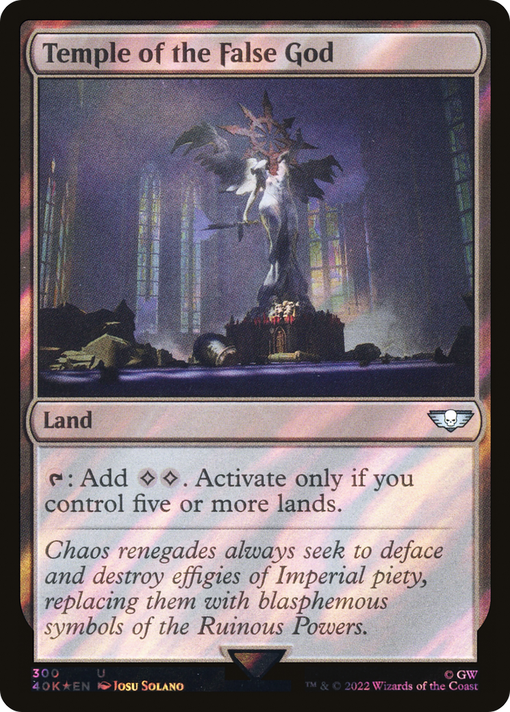 Temple of the False God - Surge Foil