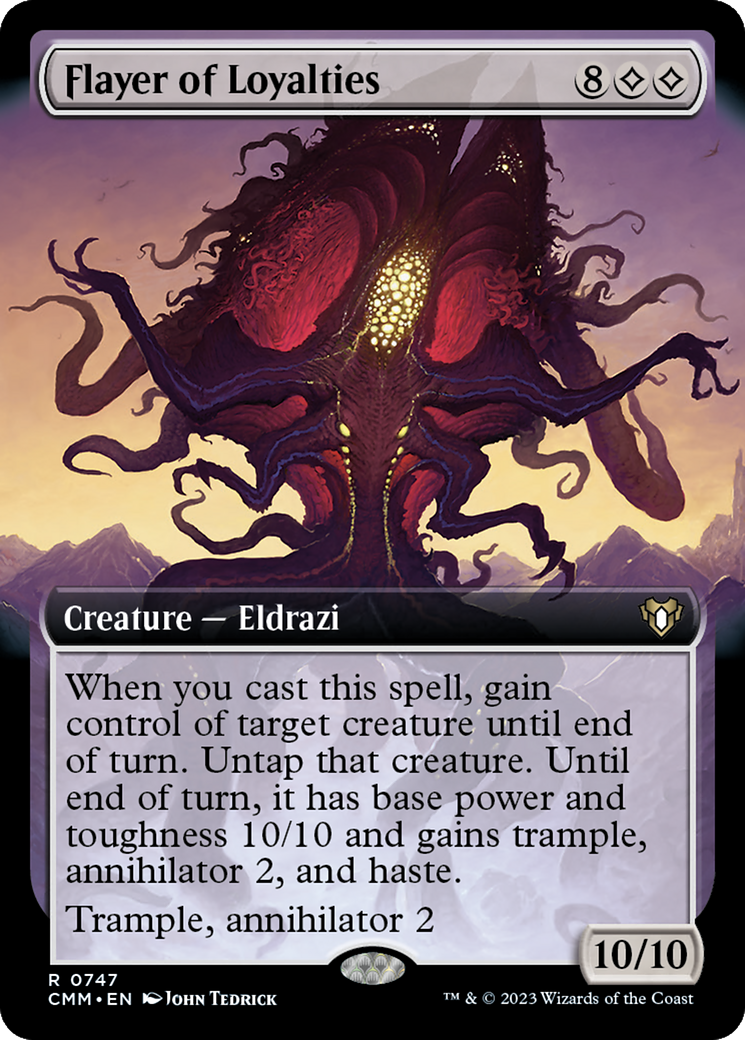 Flayer of Loyalties (0747) (Extended Art) - Foil
