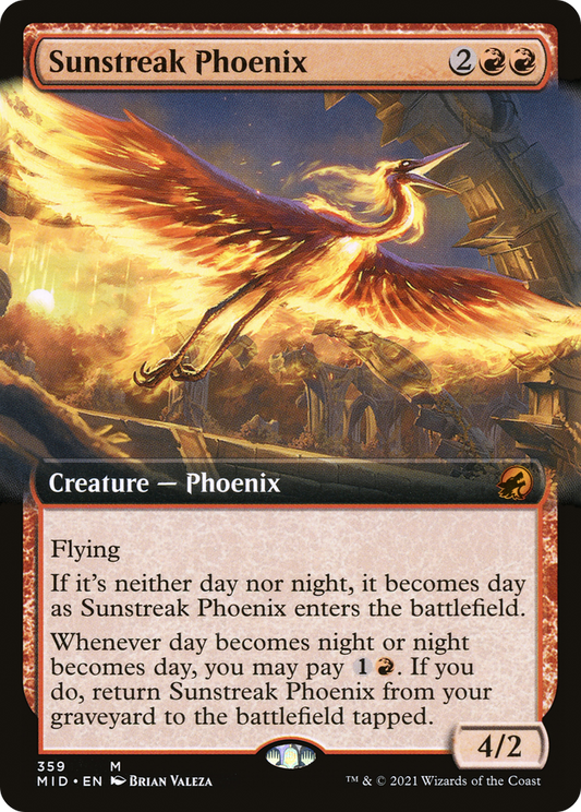 Sunstreak Phoenix (359) (Extended Art) - Foil