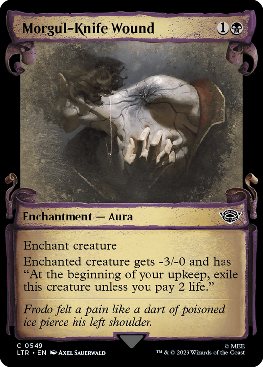 Morgul-Knife Wound (0549) (Showcase) - Silver Foil