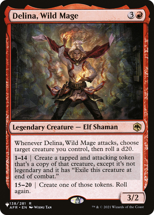 Delina, Wild Mage (AFR-138) (PLST)