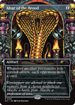 Altar of the Brood (0001) (Borderless) - Foil slc