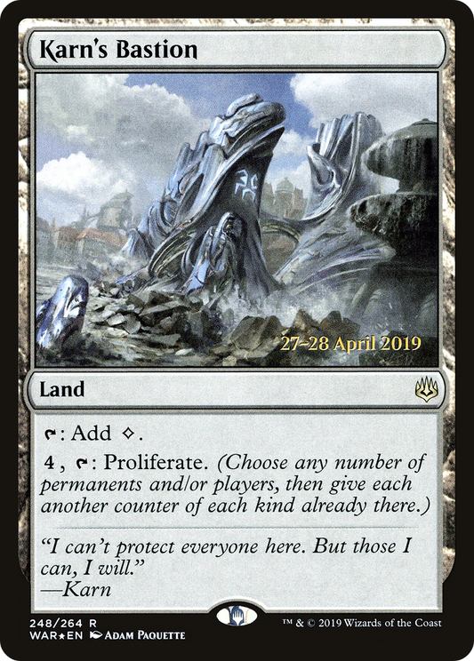 Karn's Bastion (248) (Prerelease) - Foil