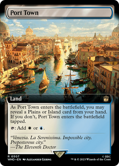 Port Town (0507) (Extended Art) - Foil