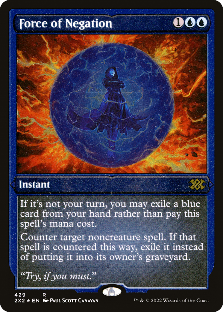 Force of Negation - Foil Etched